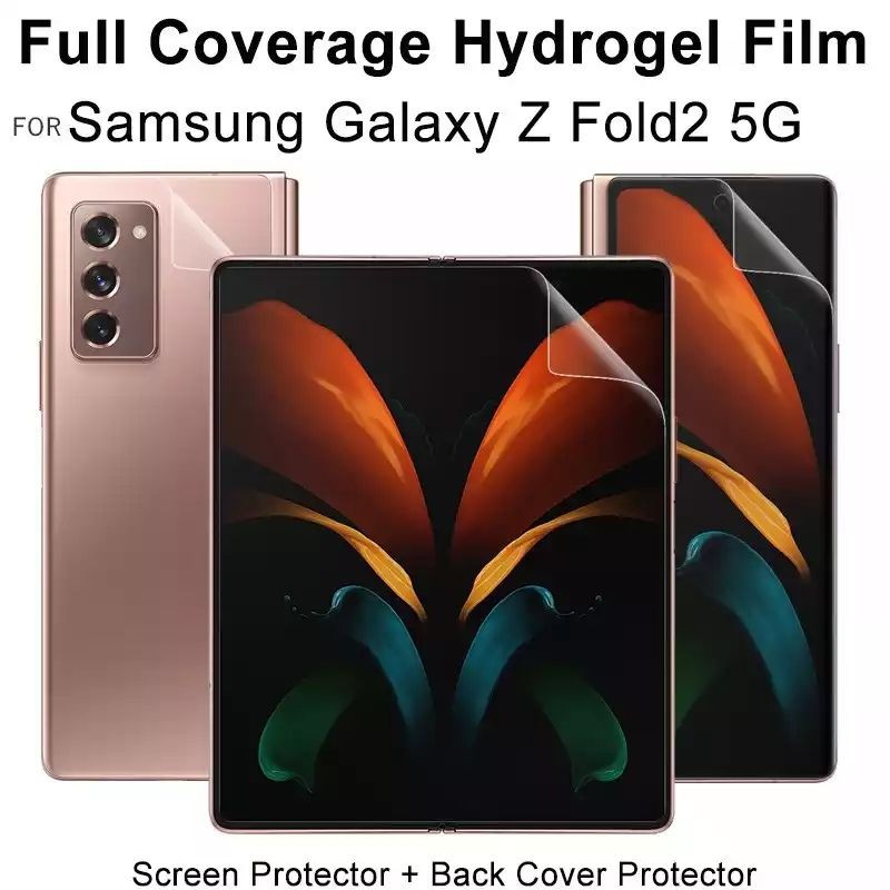 Galaxy Z Fold 2 5G | Hydrogel Film Screen Protector Front Back Samsung Galaxy Z Fold 2 - Z Fold2