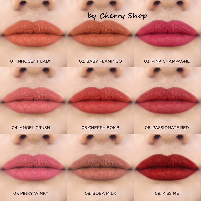 [12 WARNA] [TRANSPROOF] [BPOM] Salsa Dynamatte Lip Cream 5GR