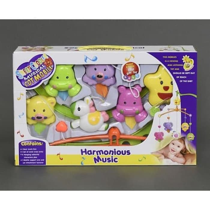  MAINAN  BAYI  PUTAR HARMONIOUS  MUSIC  BESAR Shopee Indonesia