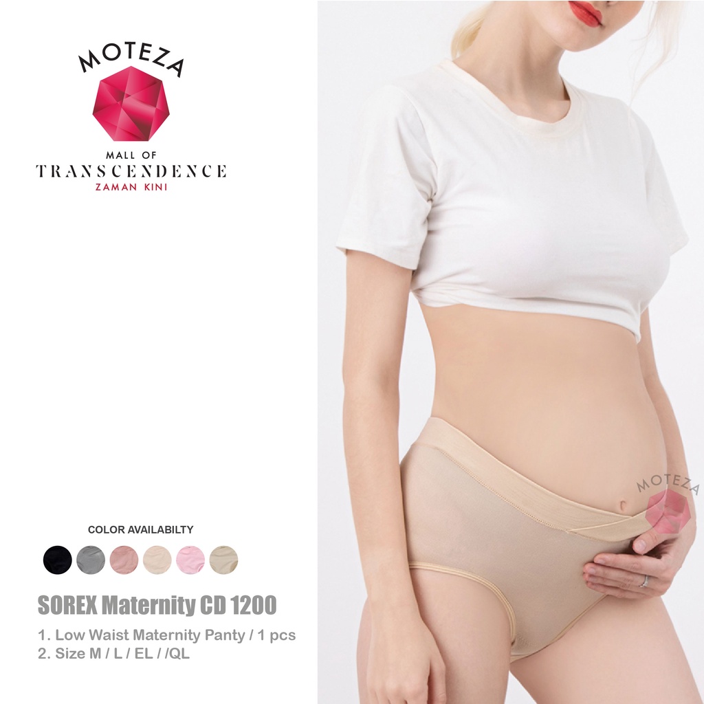 BISA PILIH WARNA Sorex Celana Dalam Wanita Hamil - CD 1200 ; 1146 - Low Waist Maternity Panty