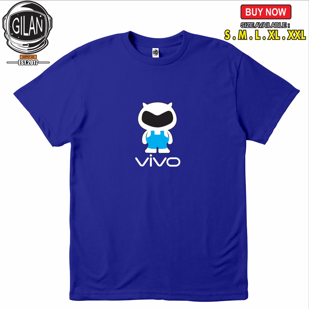 BAJU KAOS HANDPHONE VIVO SMARTPHONE LOGO MASKOT - GILAN CLOTH