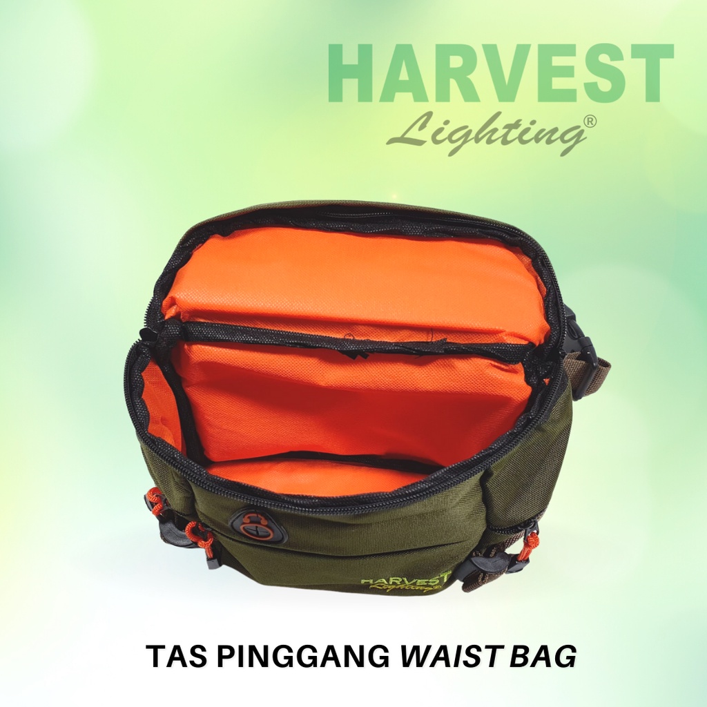 Tas Pinggang Selempang Waist Bag Pria Wanita Unisex - Merchandise Official Harvest Lighting Waistbag