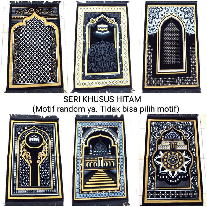 Sajadah Khusus Hitam Wangi Turkey Armaan/Best Seller