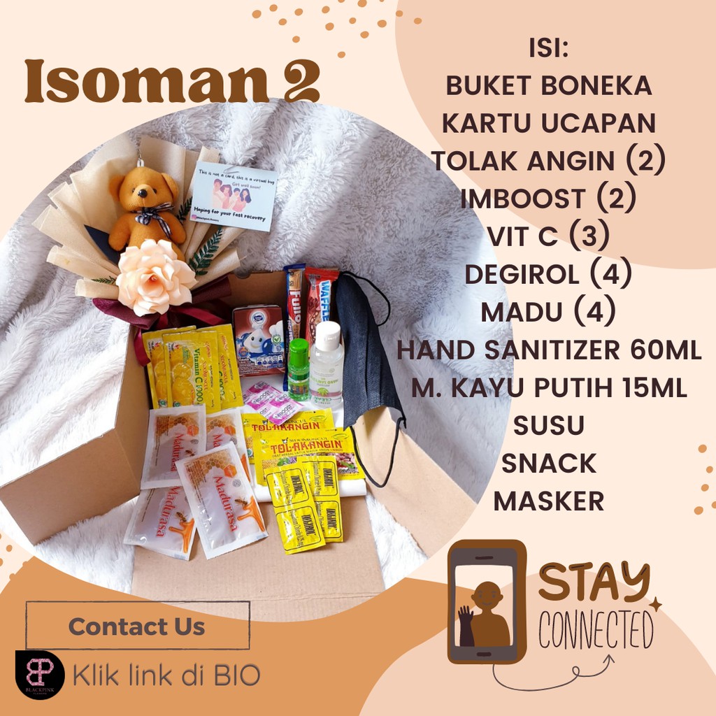 Get Well Soon (GWS) Hampers/Paket Sehat/Paket Cegah Covid/Parcel Isolasi Mandiri/Hampers Corona