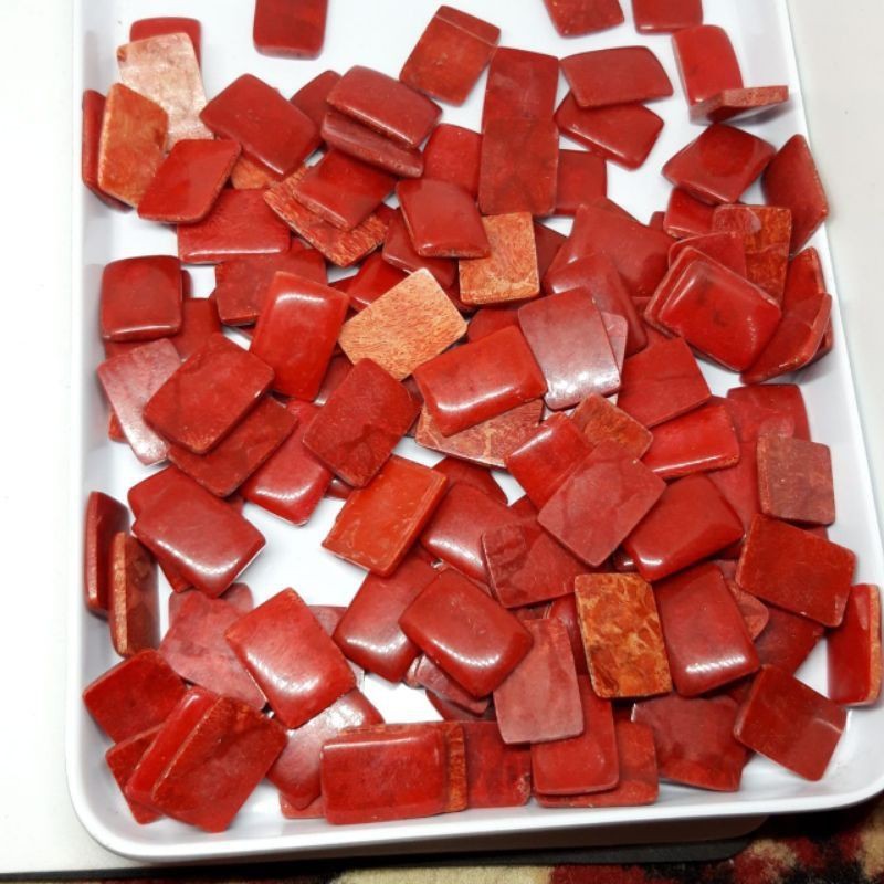 Batu red marjan coral kotak