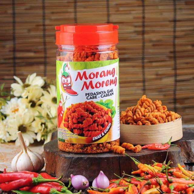 

MAKARONI PLUNTIR MORANG MORENG SNACK KEMASAN TOPLES 260GR