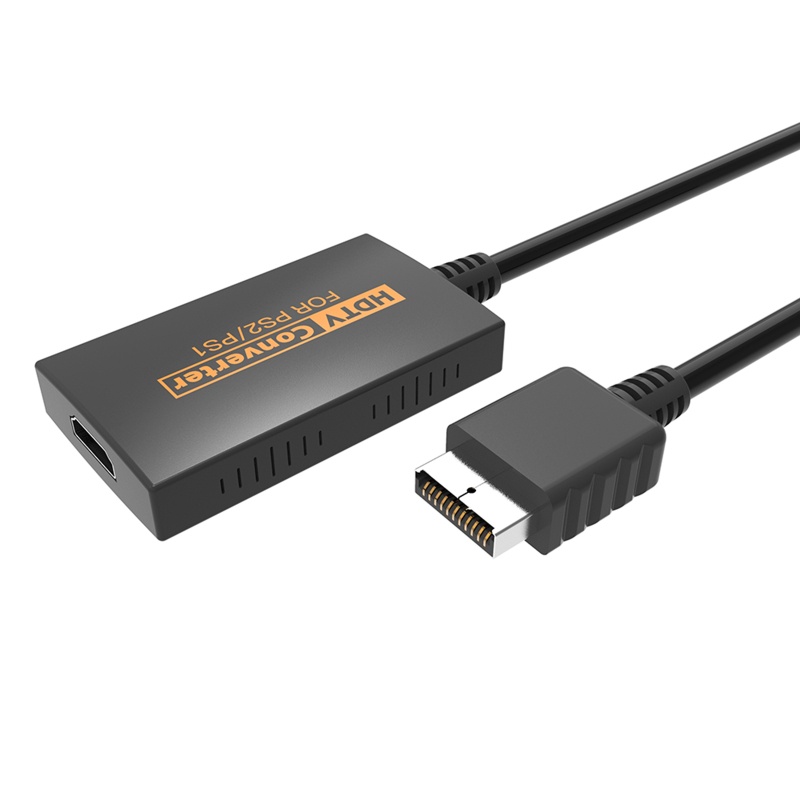 Btsg Kabel Konverter AV Untuk PS2 &amp; PS1 Console to 1080P Adapter Dengan Kabel USB Plug &amp; for Play