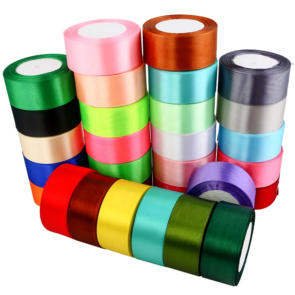 

pita satin 2 inch (5cm) panjang 25 yard brand sakura
