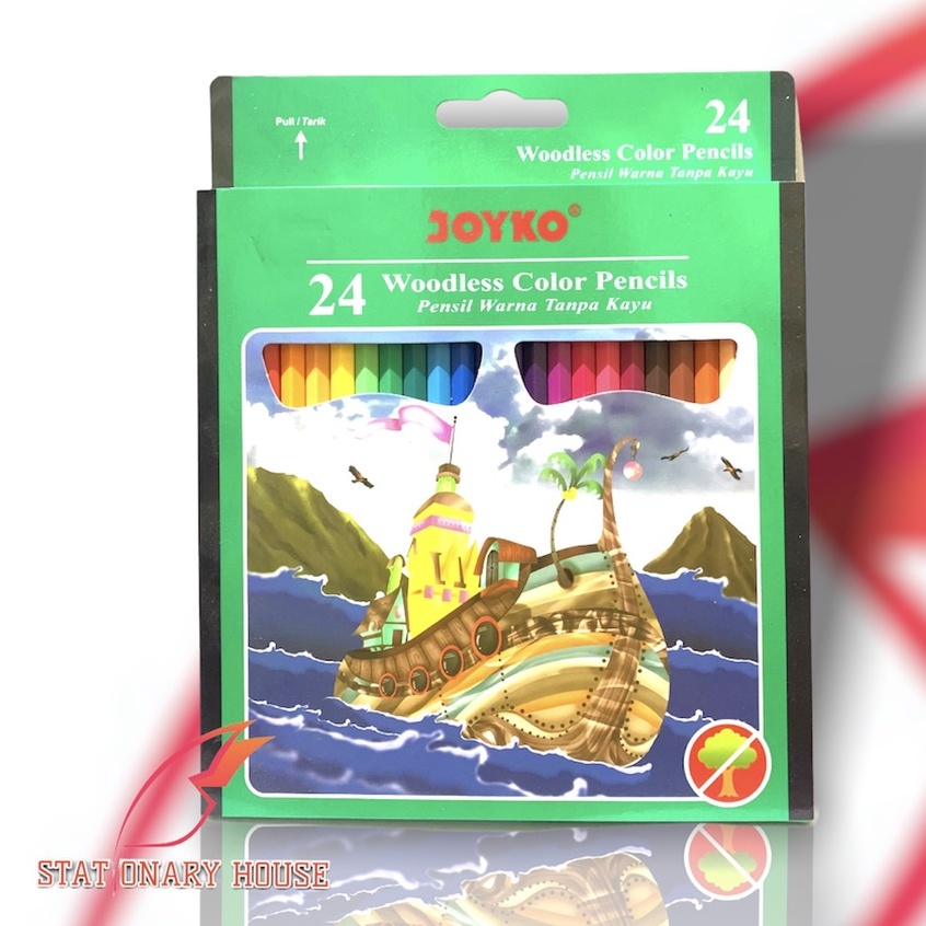 

pensil warna JOYKO 24 warna