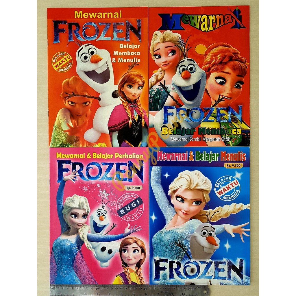 

JC - Buku Mewarnai Motif Frozen, Princess, TinkerBell, Masha (Uk 28,5 Cm X 21 Cm)