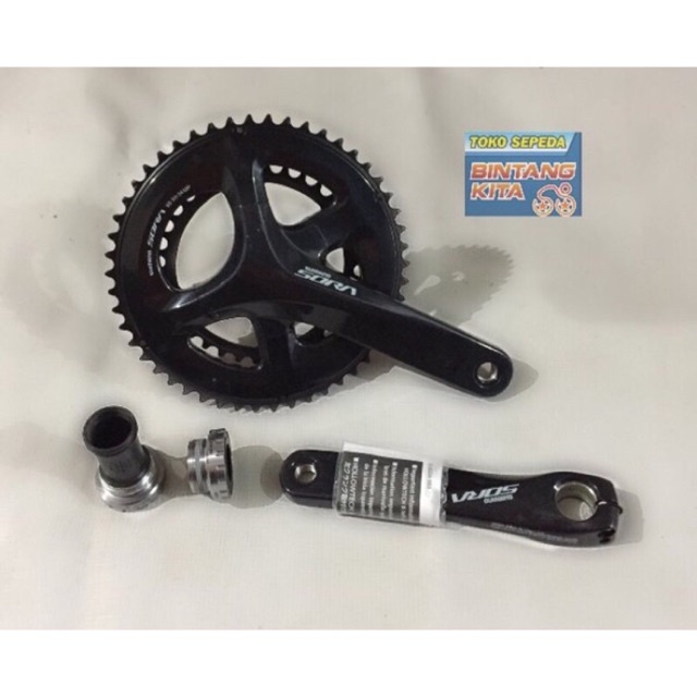 Crank Set Gear Shimano Sora R3000 50-34T Double Crank
