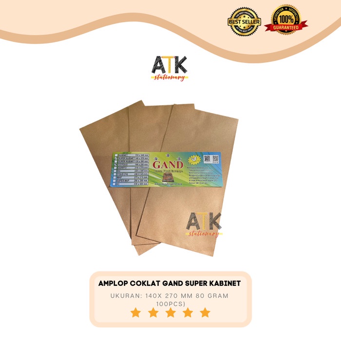 

Menyurat-Surat- Amplop Coklat Ukuran Super Kabinet Wps Atk -Surat-Menyurat.