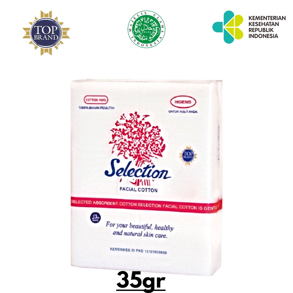 Kapas Selection / Medisoft Facial Cotton Pad Pembersih Wajah 35gr / 50gr / 75gr