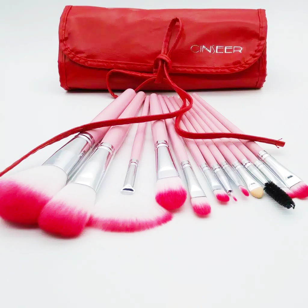 BRUSH MAKE UP SET 12 PCS  SET KUAS TABUNG KUAS MAKE UP