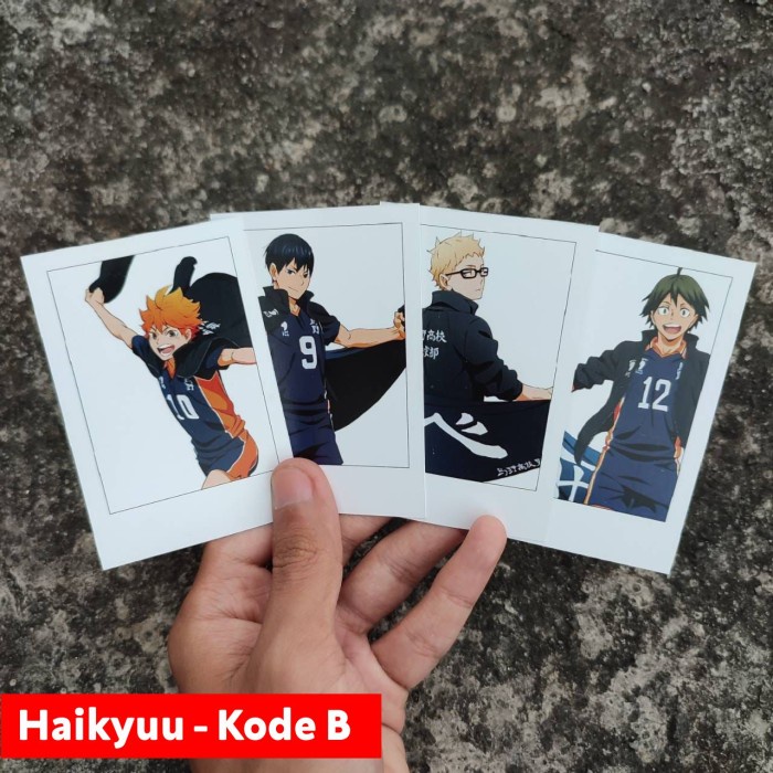 

terbaru termurah Polaroid Anime Karakter Haikyuu Kode B - Hinata Kageyama Oikawa Kenma - Hinata B