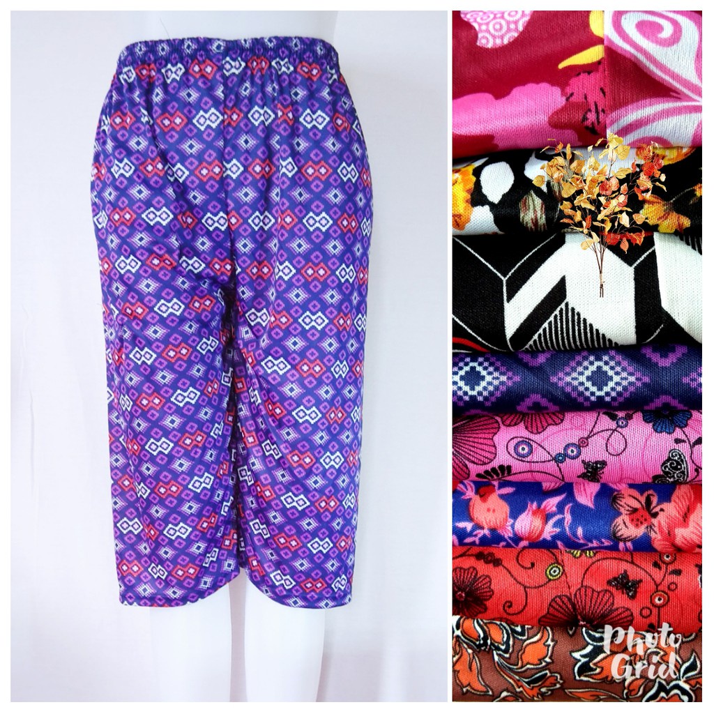 Grosir LEGGING HYGET MOTIF Allsize &amp; Pendek Dewasa - Bawahan Inner Pants Los Adem Murah