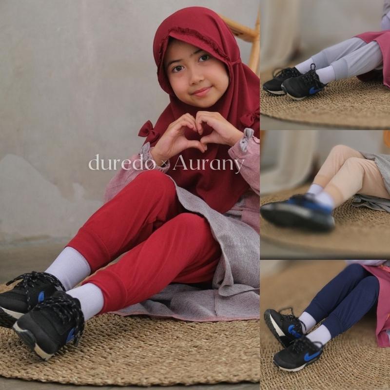 AURANY Celana Inner Kids Model RIB Legging Anak Dalaman Gamis Leging