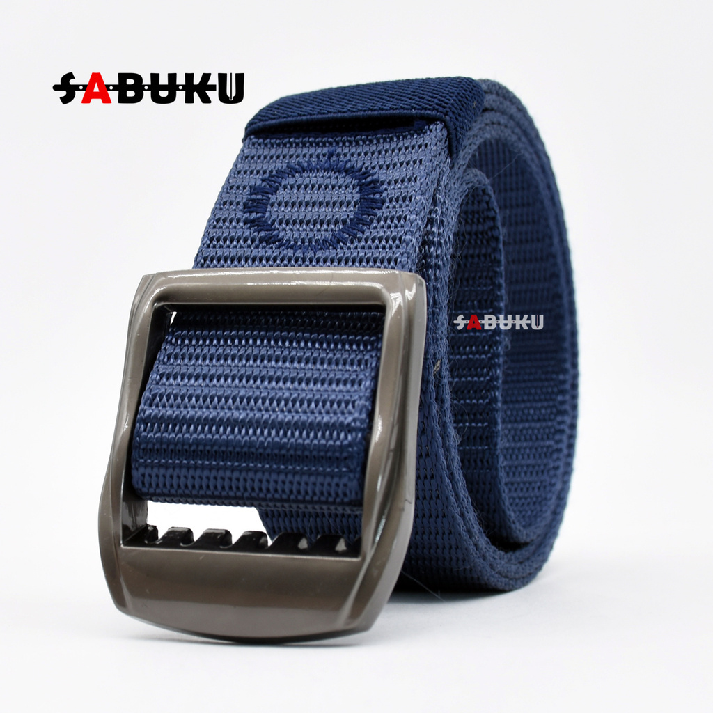 Ikat Pinggang Pria Nylon Canvas Sabuk Pria Gesper Nylon Men Belt - 031