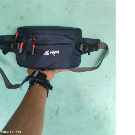 Tas waistbag Pria original / Tas selempang Rei / Tas pinggang Rei