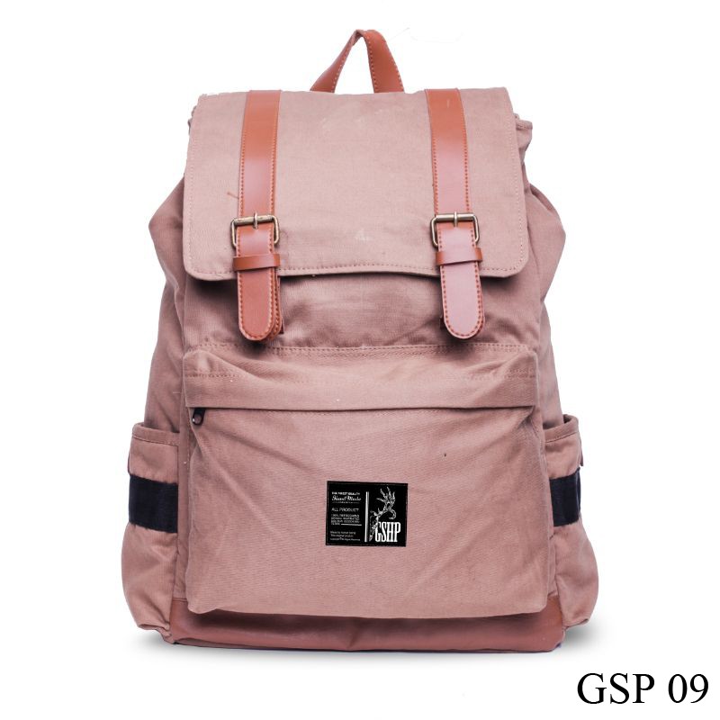 Tas Laki-Laki Keren Canvas Coklat – GSP 09