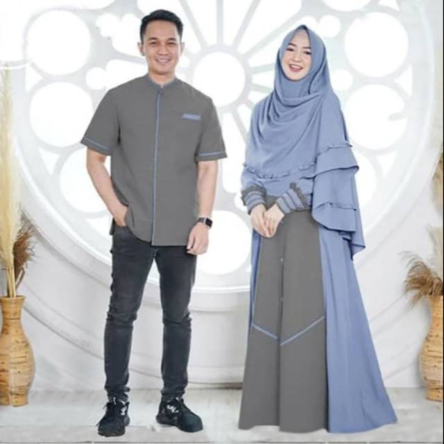 COUPLE NIZAR / COUPLE SYARI LEBARAN MEWAH TERLARIS & TERBARU