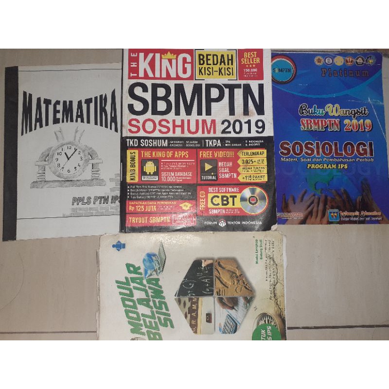 

Preloved Buku Utbk Sbmptn Soshum ( The king, wangsit, n latsol )