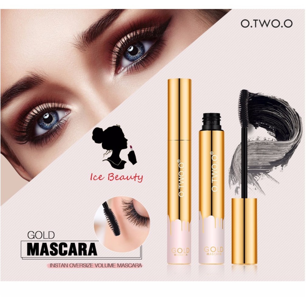 O.TWO.O Gold Mascara Waterproof Long Lasting Curling Eyelash Cosmetics Shopee Indonesia