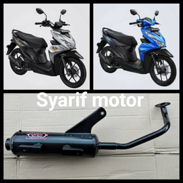 Knalpot racing beat deluxe merek csr racing