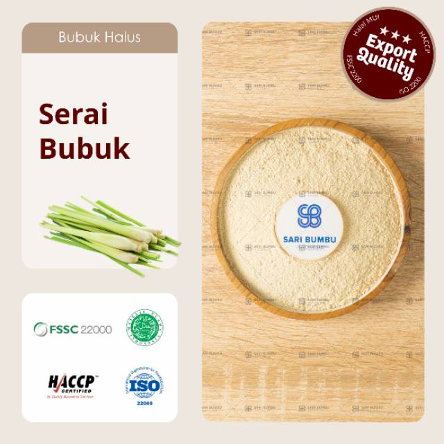 

Serai bubuk / lemongrass powder 250 gram