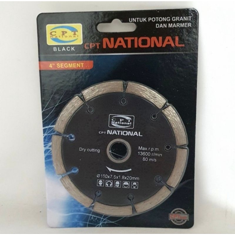 CPT Diamond Wheel 4 Inch Hitam - Marmer & Granit