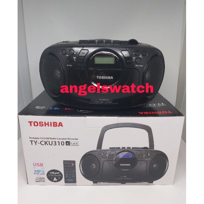 radio mini compo CD Player/ tape kaset toshiba TY-CKU310K Original