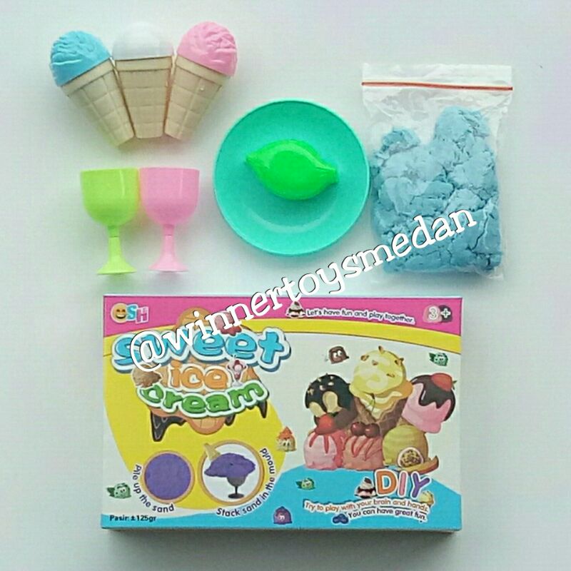 Mainan DIY Sweet Ice cream / Pasir Ice cream SH1085 (LA)