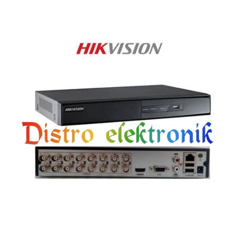 DVR 16ch Hikvision DS-7216 HQHI-K1E DVR 16 Channel Hikvision 16 ch Full HD Up To 4mp Garansi Resmi