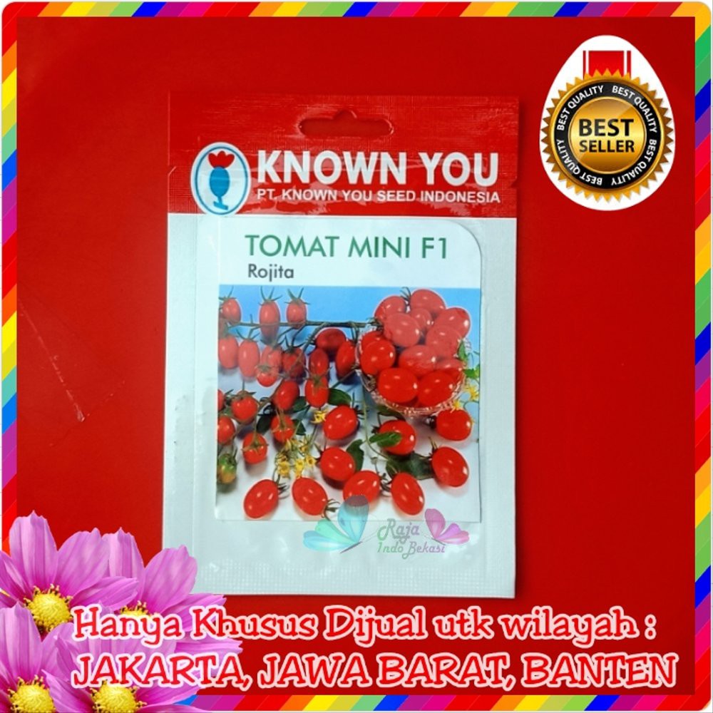 Benih TOMAT MINI ROJITA KYS KNOWN YOUR SEED BIJI TOMAT CHERRY TOMATO ROJITA 01 gram  CERI MERAH