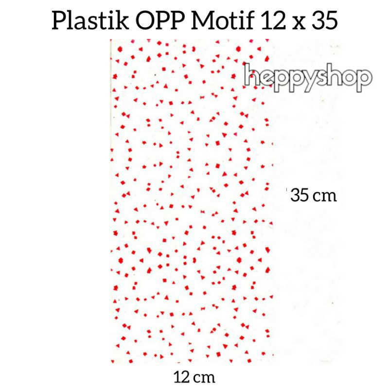 

Plastik OPP Motif 12 x 35, Plastik Bingkisan Ultah [FREE KAWAT PENGIKAT]
