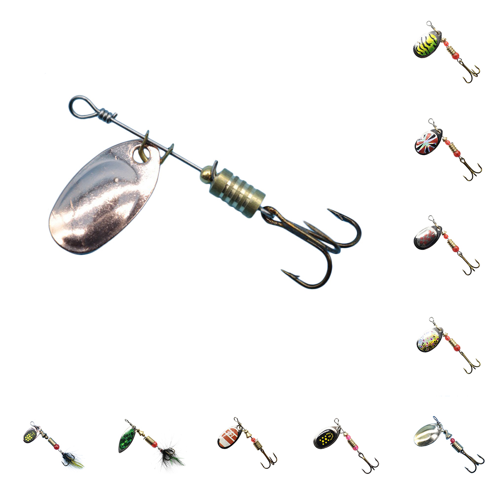 [Jianxin] Umpan Pancing Hard Bait Bahan Logam Ukuran 6cm Dengan Mata Kail