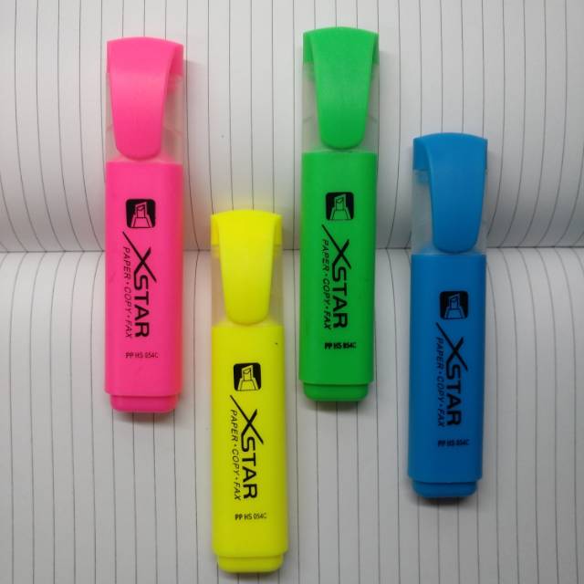 

Stabilo highlighter penanda tulisan Pipo HS 054C grosir murah XStar