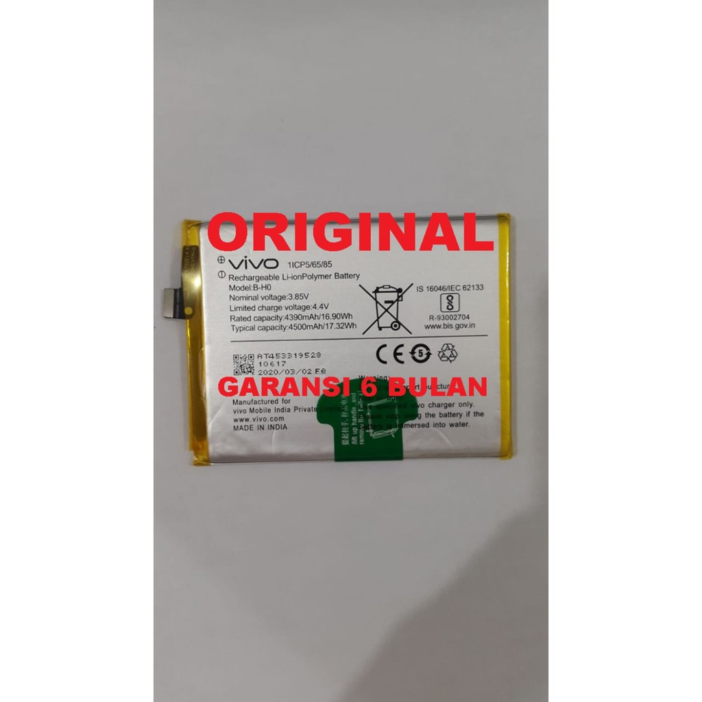 Baterai Batre Battery Batere Vivo S1 V17 Neo B-H0 Original