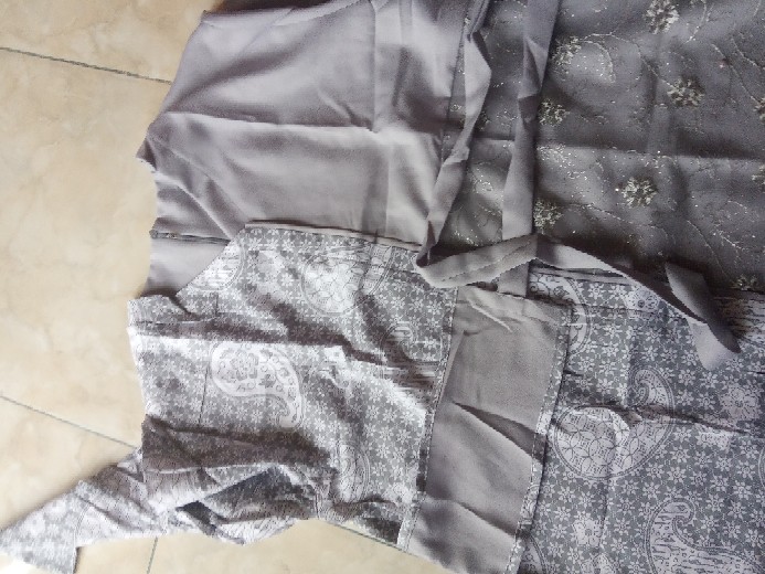 Tey-17 Batik Wanita Asj Sa Hrb026 Kenongo Kemeja Tosca Pendek