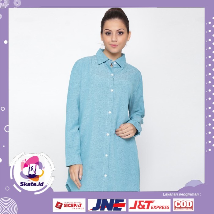 Tunik Tangan Panjang Simpel Elegan - Fashion Muslim - JF