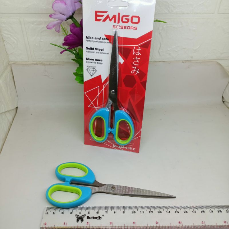 Gunting  Emigo Warna No_em-808-c Besar