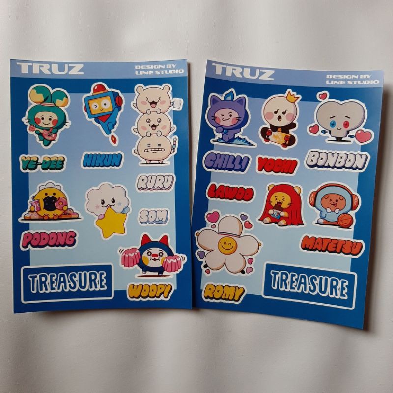Sticker TRUZ TREASURE LINE Character