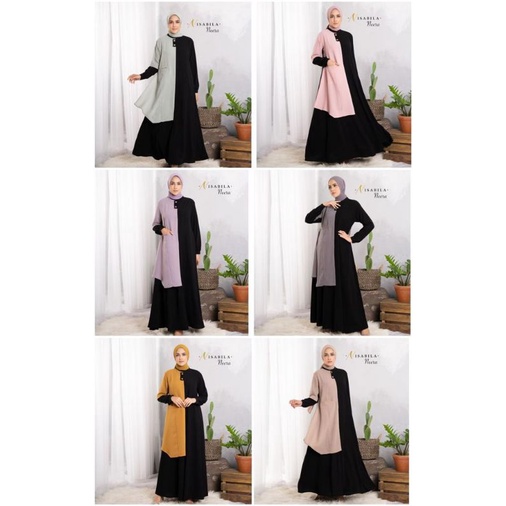 NEERA DRESS BY NISABILA SHALU GAMIS TERBARU ABAYA