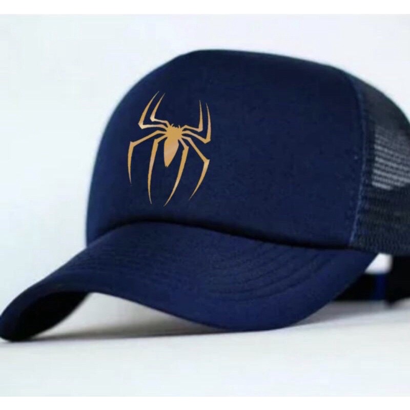 Topi Trucker Spider - NAVY