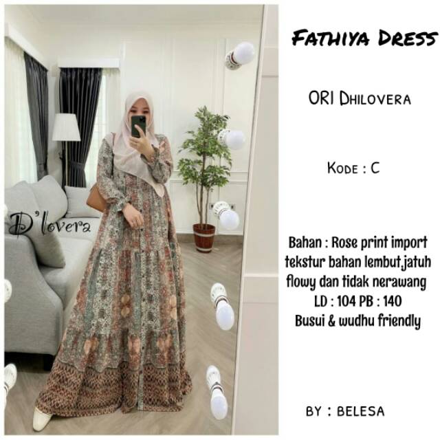 Fathiya Dress ori by D'lovera
