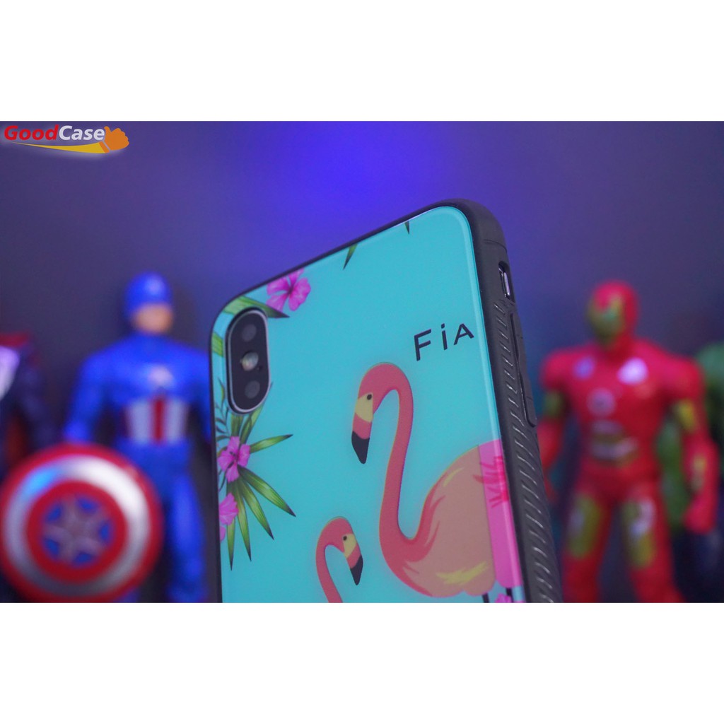 GoodCase - Hardcase Glass Case Glow in The Dark Samsung J2 Core | J4 2018 | J6 2018 |  J6+ | J8 2018
