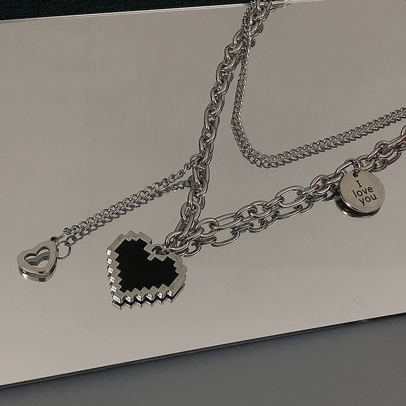 Kalung Rantai Klavikula Gaya Retro Harajuku Untuk Aksesoris