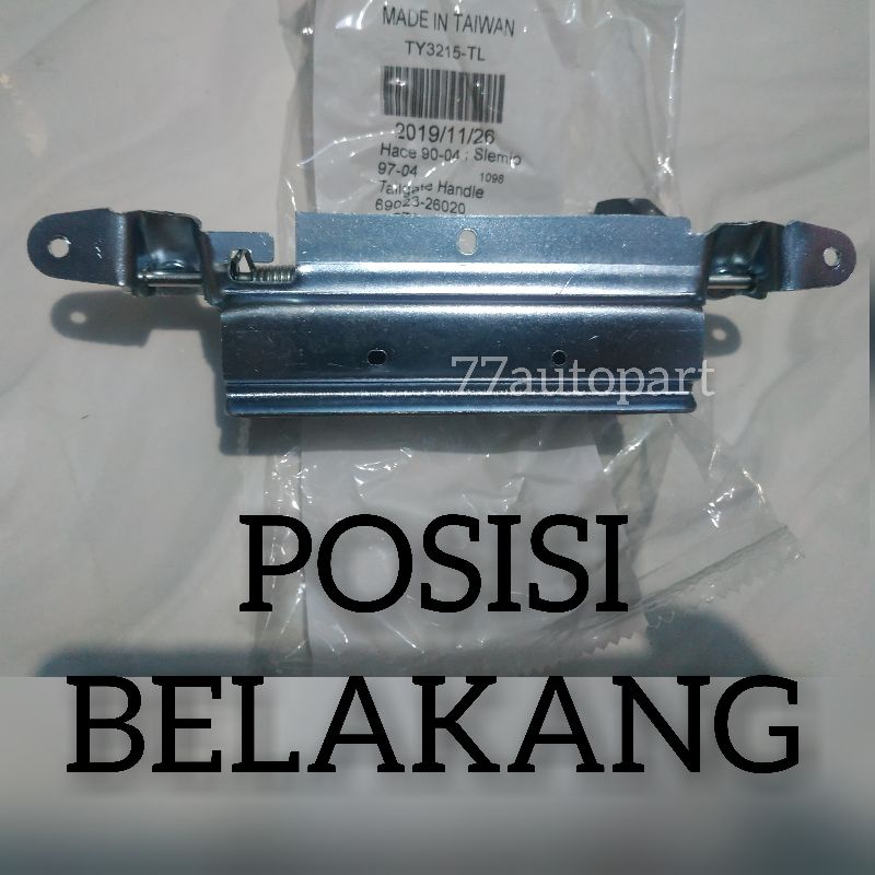 Handle pintu bagasi belakang kijang kapsul 1997 sampai 2004