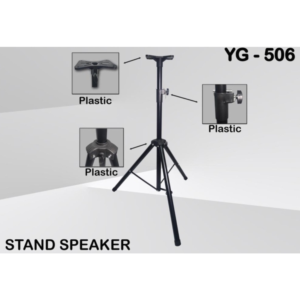 stand speaker kaki 3 harga sepasang atau 2 buah YG 506