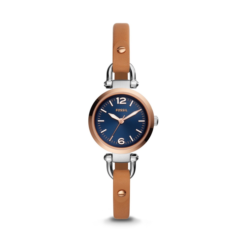 Fossil Georgia Three-Hand Luggage Leather Watch [ES4277]